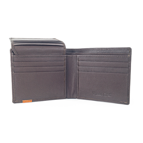 Vhaanfootwear Style Guardian Premium NAPPA Leather Wallet with RFID Protection for Men Brown