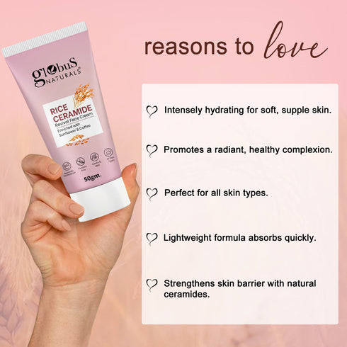 Globus Naturals Rice Ceramide Revival Face Cream
