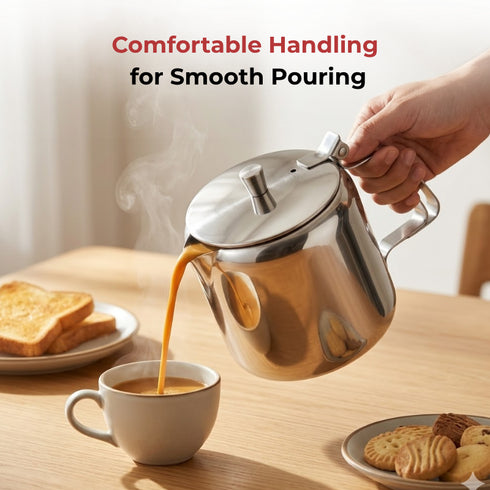Vinod Stainless Steel Teapot 350 ml