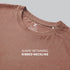 XYXX Pace Combed Cotton T-shirts Brown Latte