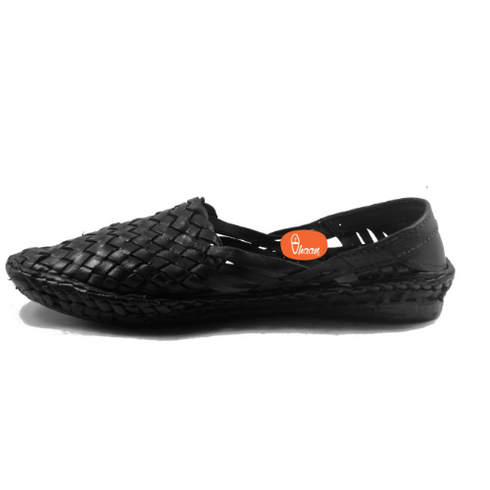 Vhaanfootwear Full Net Shoes Black Full Bunto For Men