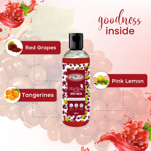Globus Naturals Red Wine Refreshing Body Wash