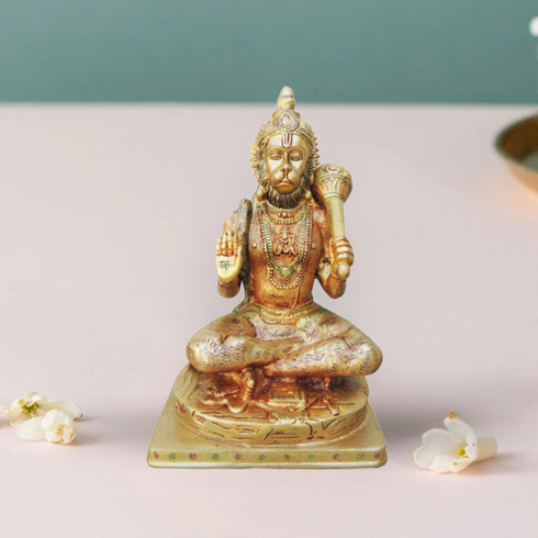 Brass Hanuman Ji Statue 5.3Kg