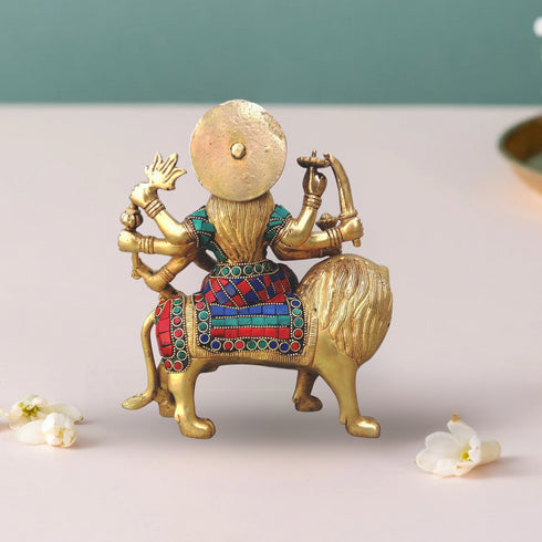 Brass Durga Ji Goddess Idol 3.15Kg