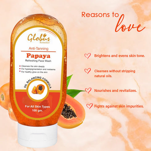 Globus Naturals Papaya Purifying Face wash