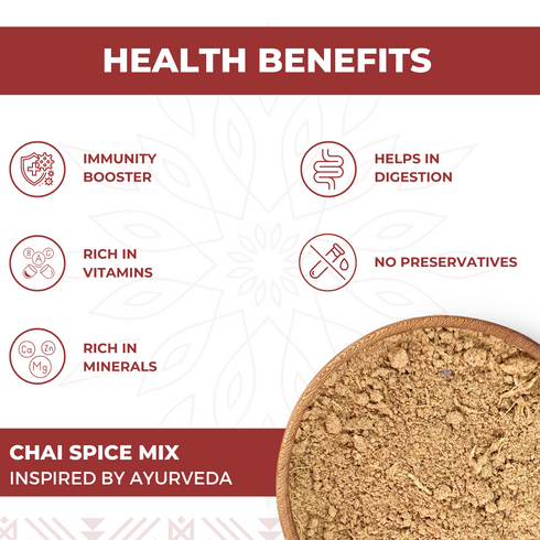 Nutty Yogi ChaiSpice Mix 100g Aromatic Tea Masala Powder with 100% Natural Ingredients
