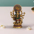 Brass Drishti Ganesh Stone Statue 2.3Kg