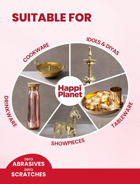 Happi Planet Copper Bronze & Brass Cleaner