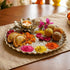 Lotus Leaf Metal Thali