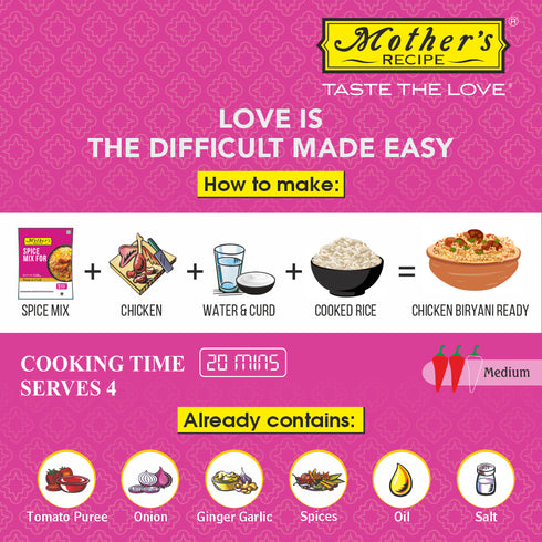 Mothers Recipe Chicken Biryani Mix
