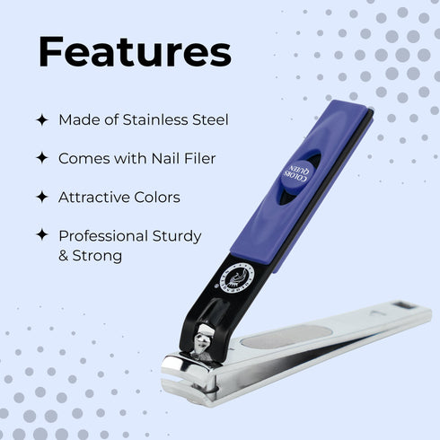 Colors Queen Stainless Steel Nail Cutter