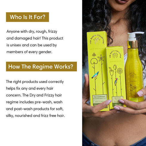 Theearthcollective in Dry & Frizzy Hair Regime