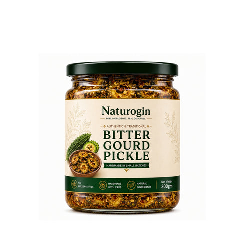 Naturogin Bitter Gourd Pickle | Karela ka Achar | 300gm