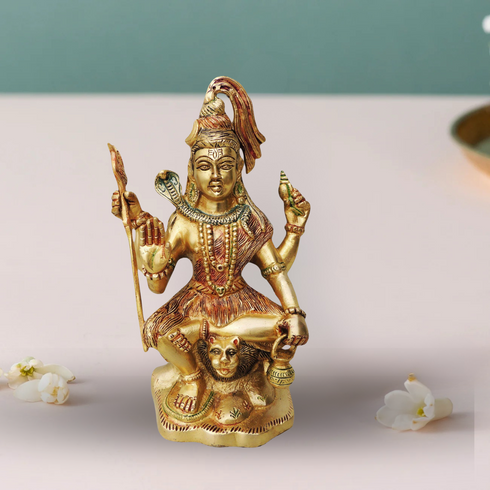 Brass Shiv Ji Statue 2.18Kg
