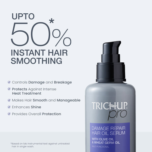Vasuestore Trichup Pro Damage Repair & Instant Smoothing Hair Care Combo Shampoo,Oil, Serum, Mask