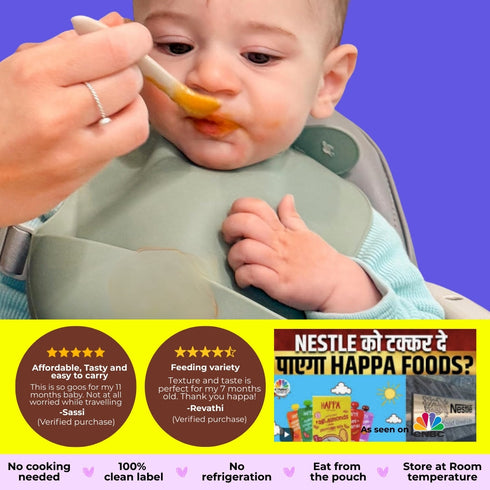 Happa Healthy Baby Food Puree Travel Pack