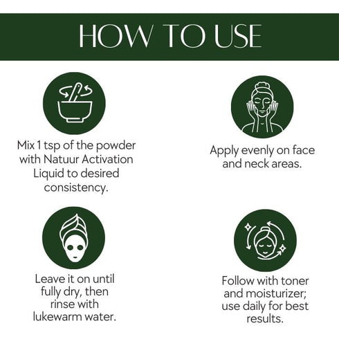 Natuur Supergreens Face Pack