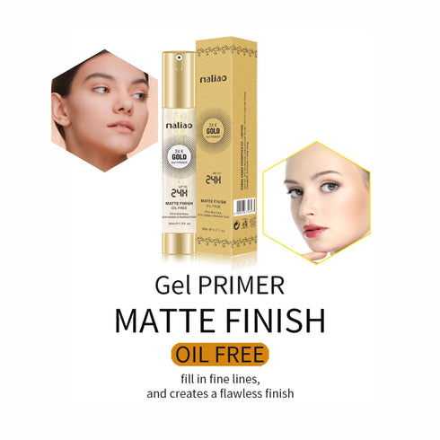 Maliao 24K Gold Gel Matte Finish Oil|Free Primer