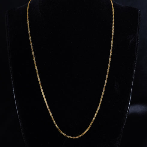 22 Carat Gold Casual Plain Chain 6.97g by Mahita Collections