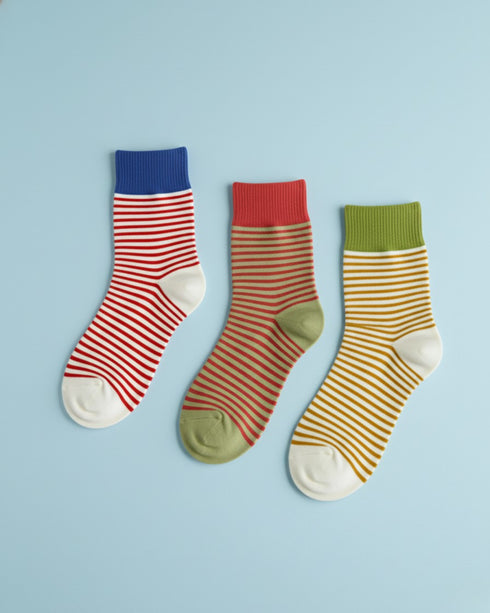 Ecoright Candy Cane ( Pack of 3 ) Crew Socks