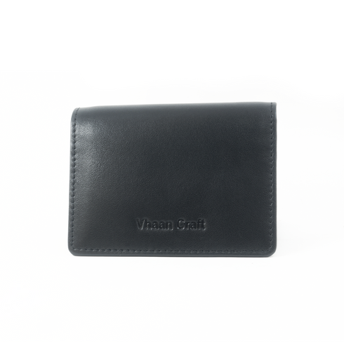 Vhaanfootwear Premium Leather Card Holder with Protective Cover by Vhaan