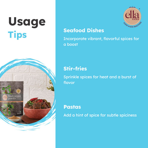 Ella Foods Black Pepper Powder