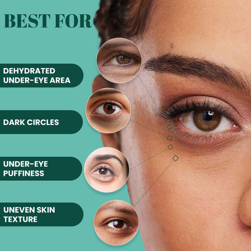 Wild Oak Advance Repair And Restoration Eye Masque With Kumkumadi Oil