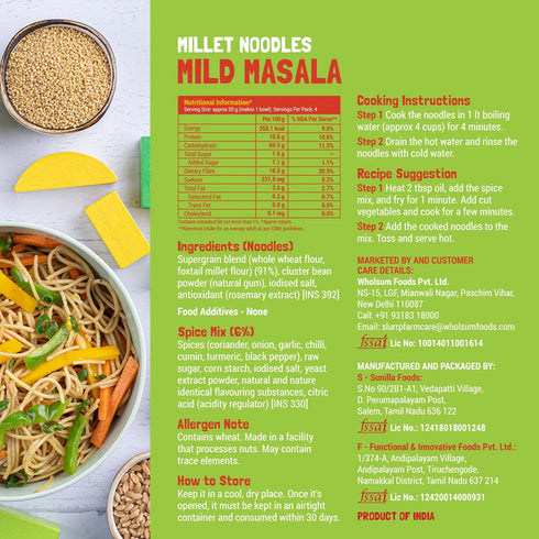 Slurrp Farm Millet Noodles - All Flavours x