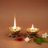 Brass Padma Diyas set