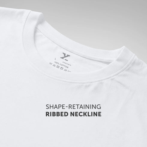 XYXX Pace Combed Cotton T-shirts Polar White