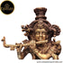 Tamas Brass Handcrafted Lord Krishna Murti Playing Flute Statue