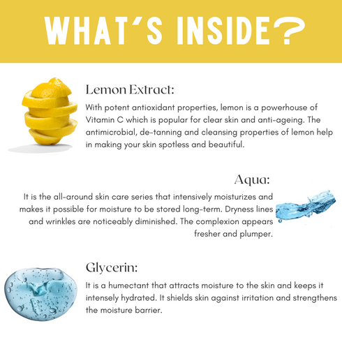 Skin Secrets Lemon Massage Cream with Lemon Extract
