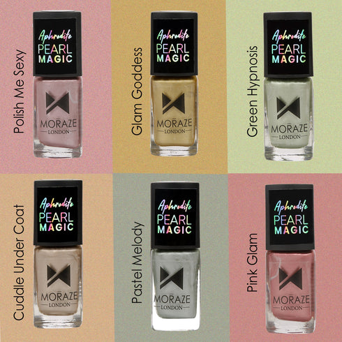 Moraze Cosmetic Aphrodite Pearl magic Nail paints