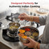 Vinod Stainless Steel Masala Dabba Spice Box with 7 Containers Spoon and Inner Lid Mirror Finish Rust Free Build No 13