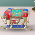 Brass Cow With Calf Stone Statue 13.44Kg
