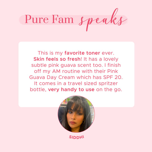 PureSense Pink Guava Face Toner | From the makers of Parachute Advansed