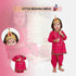 Raj Fancy Dresses Radha and Krishna Printex| Magenta Brocade Fabric Janmashtami Mythological Character Costume