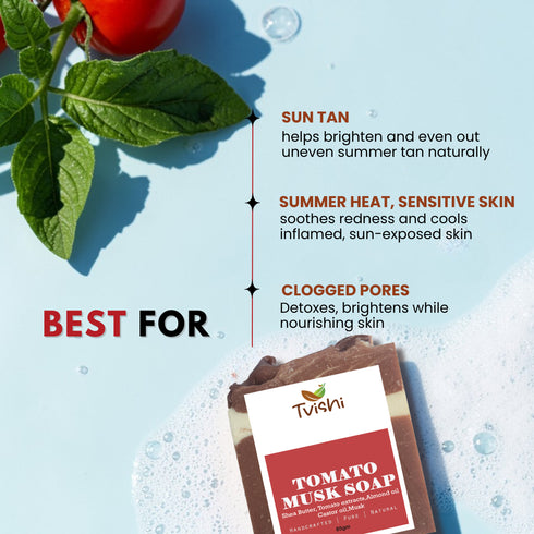 Tvishi Skincare Tomato & Musk Soap