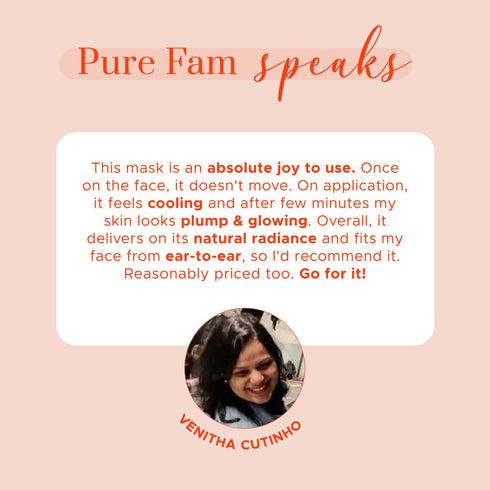 PureSense Brightening Sheet Mask with Vitamin C & Papaya | From the makers of Parachute Advansed