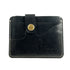 Vhaanfootwear Black Color Artisanal Luxe Special Pure Leather Card Holder Handcrafted Luxury with RFID Protection
