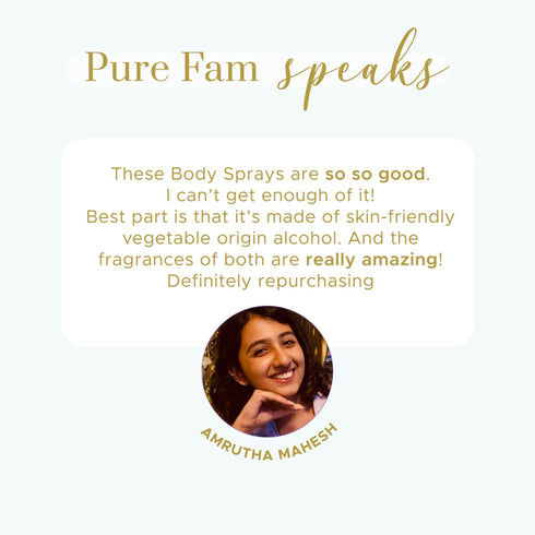 PureSense Serene Cool Vibes Body Spray & Desire Madagascar Vanilla Body Spray Combo