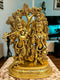 Tamas Brass Hindu Divine Love Couple Radha Krishan Idol/Statue(Golden) Free Luxury Gift BOX