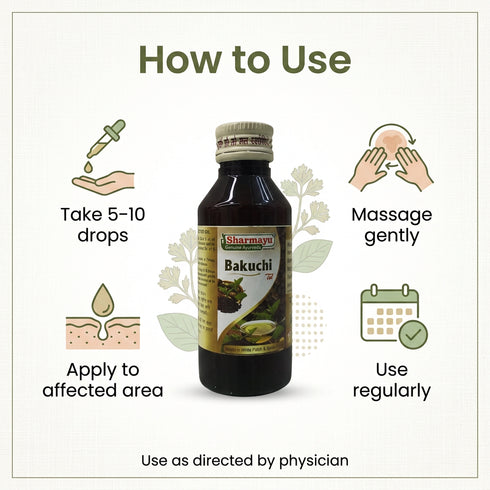 Sharmayu Ayurveda Bakuchi Tel