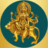 Tamas Brass Goddess Durga Maa with Lion Statue/Idol