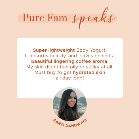 PureSense Coffee Caramel Body Yogurt | From the makers of Parachute Advansed