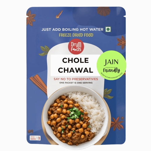 Drym foods Jain Chole Chawal