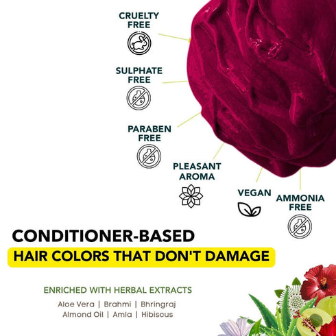 Paradyes Ruby Wine Semi-Permanent Hair Color