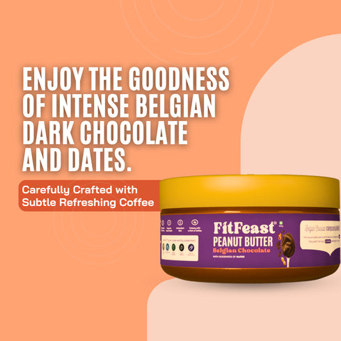 Fitfeast Belgian Chocolate Peanut Butter 150g