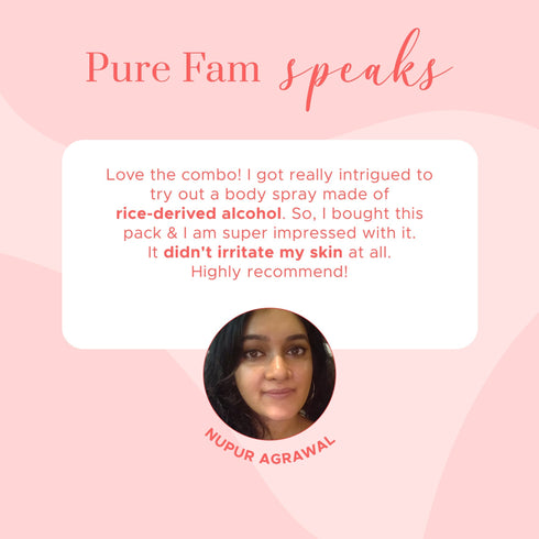 PureSense Hope Japanese Cherry Blossom Body Spray & Desire Madagascar Vanilla Body Spray | From the makers of Parachute Advansed