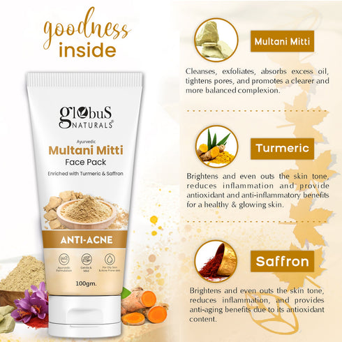Globus Naturals Multani Mitti Skincare